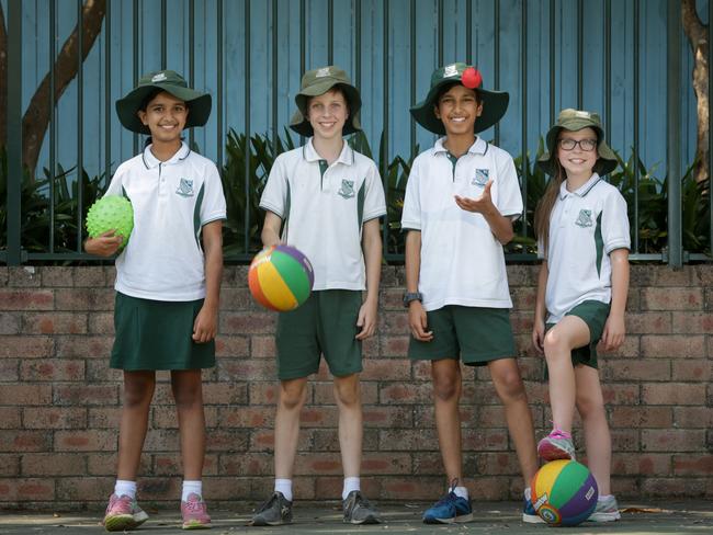 iPlay is a program rolling out in NSW schools that helps teachers learn how to encourage children to play and be active. Picture: Liam Driver