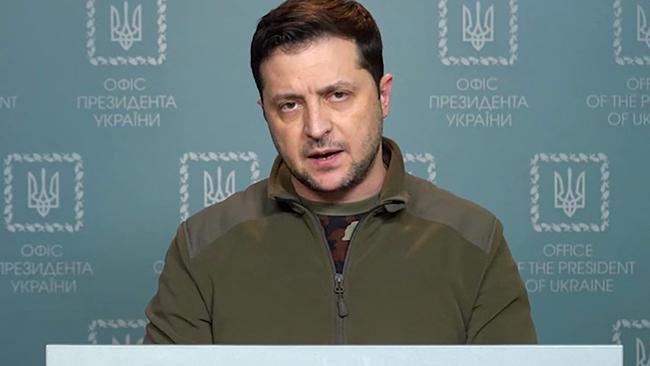 Ukrainian President Volodymyr Zelensky. Picture: AFP