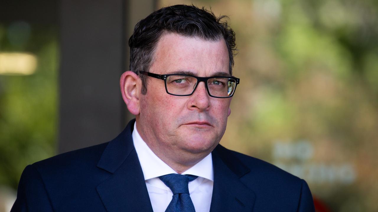 Premier Daniel Andrews said authorised workers had to get the jab if they wanted to continue working. Picture: NCA NewsWire/Sarah Matray