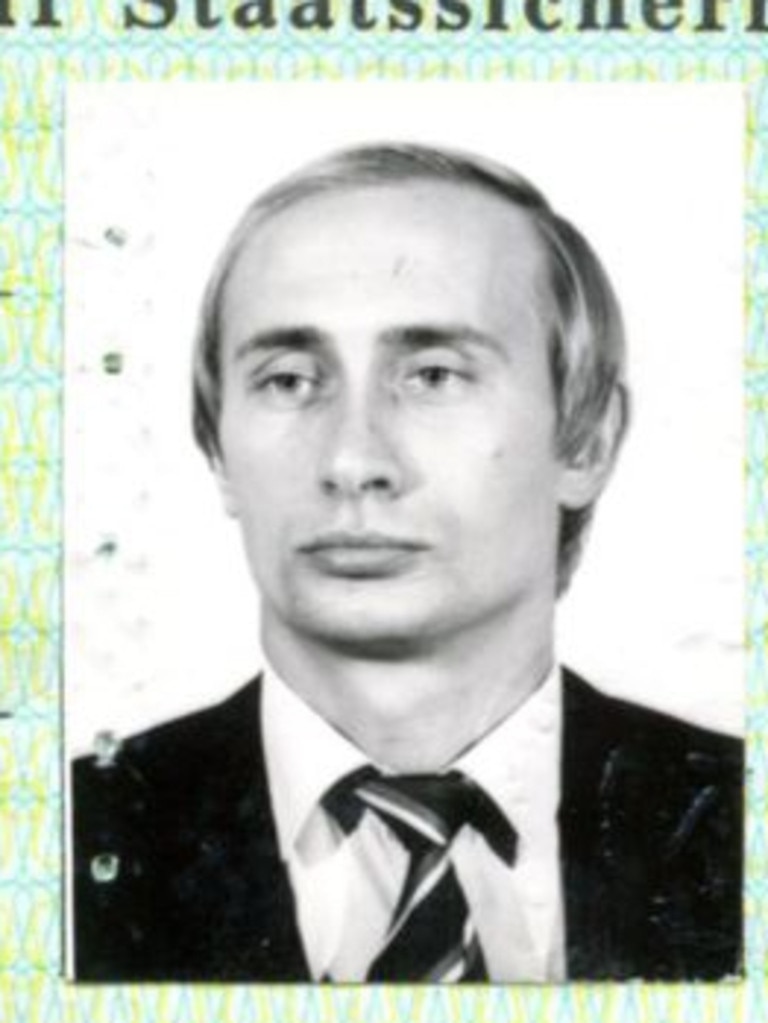 Even Vladimir Putin had a Stasi past when he was a Soviet spy in former East Germany. It was found in a Stasi office in Dresden. Picture: BSTU