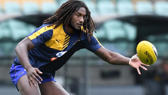 Nic Naitanui is over his injury problems. Picture: Naomi Jellicoe