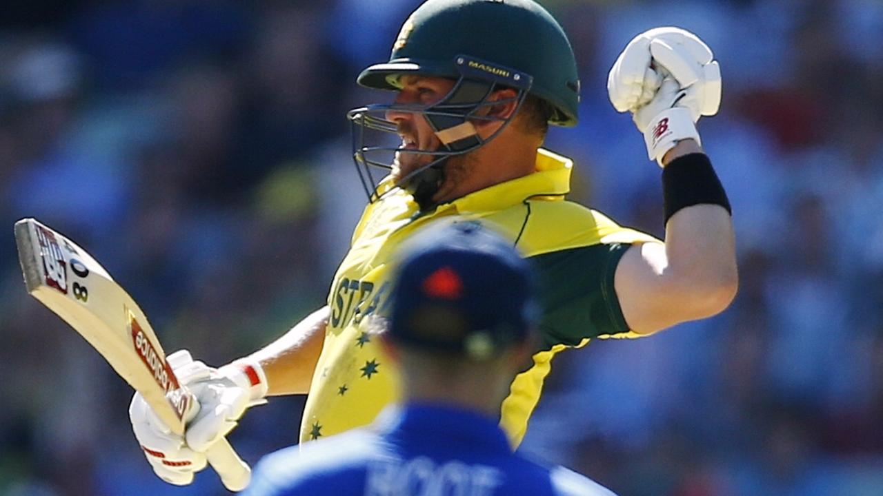 Aaron Finch says mental scars will be more of a problem for England than Australia at the next World Cup.