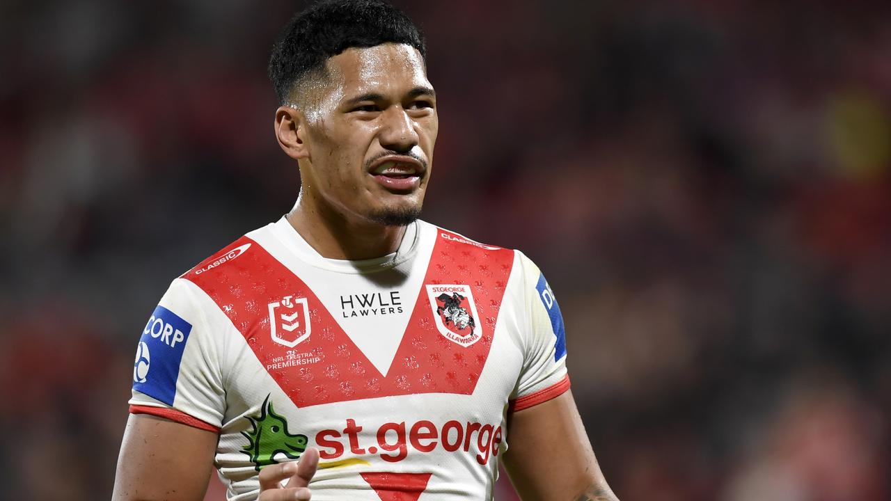 St George Illawarra Dragons player Talatau Amone's NRL career in limbo  after contract deregistered | Daily Telegraph