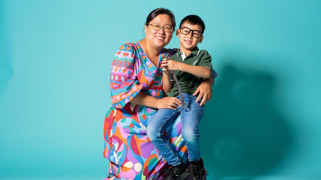 Kindergarten student Jonathan would like to become an engineer. Picture: Tom Parrish