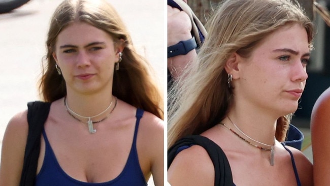 Aussie legend’s daughter, 18, spotted in Bondi. Picture: Matrix