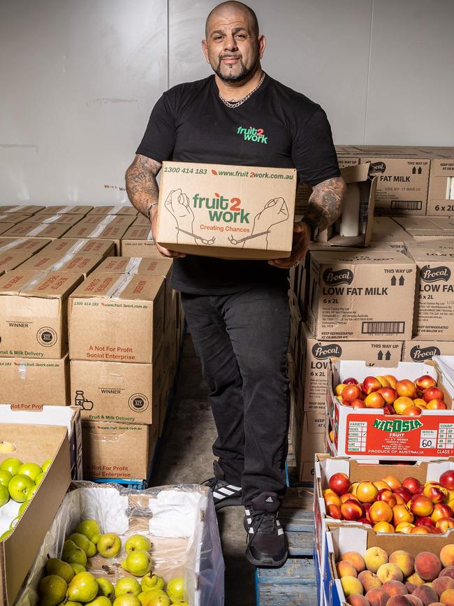 His transformation, from a drug dealer in Australia's criminal underworld, to an inspirational figure intent on changing the lives of others, is remarkable. Picture: Jake Nowakowski