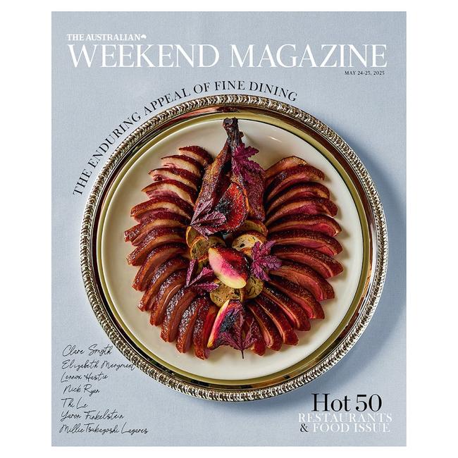 The Hot 50 Restaurants and Food Issue of The Australian Weekend Magazine, out this Saturday.