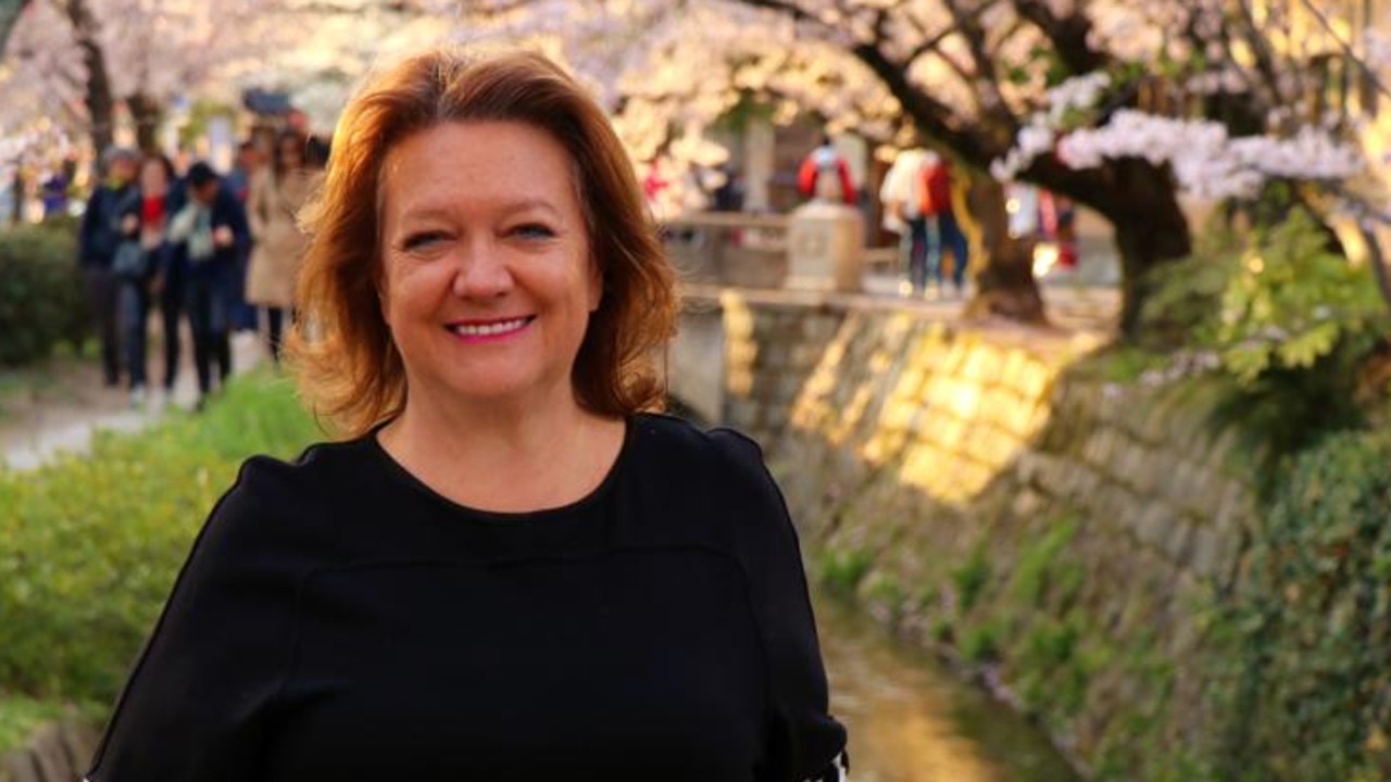 Hancock Prospecting Group executive chairman and Australian Olympic supporter Gina Rinehart.