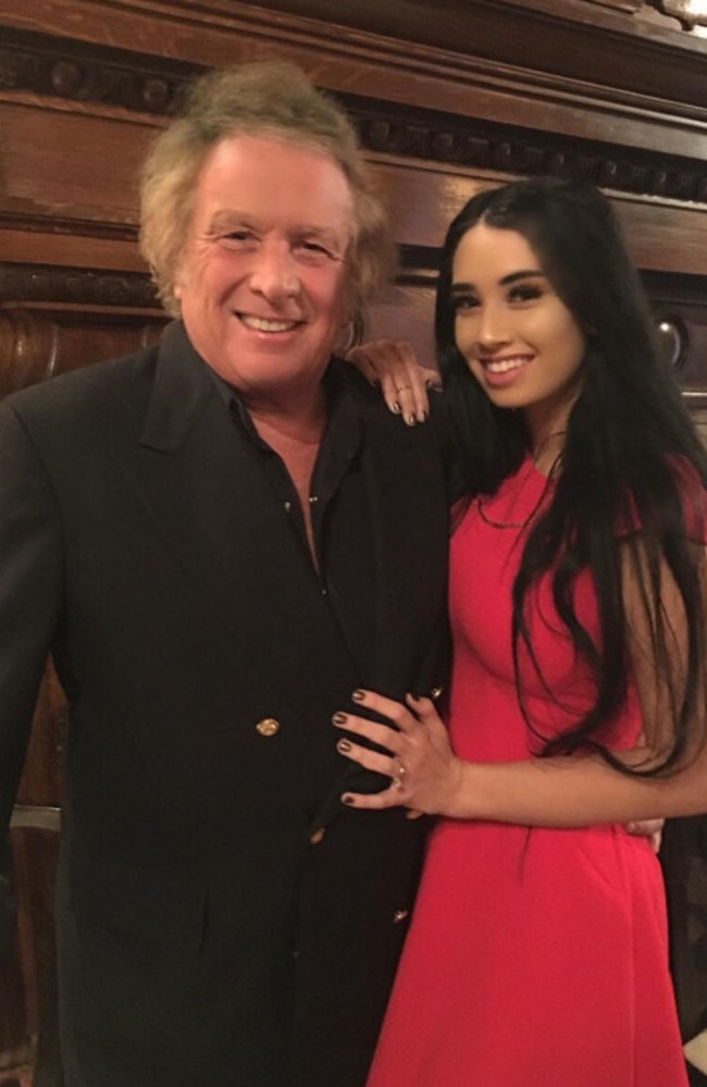 Singer Don McLean and his much younger girlfriend Paris.
