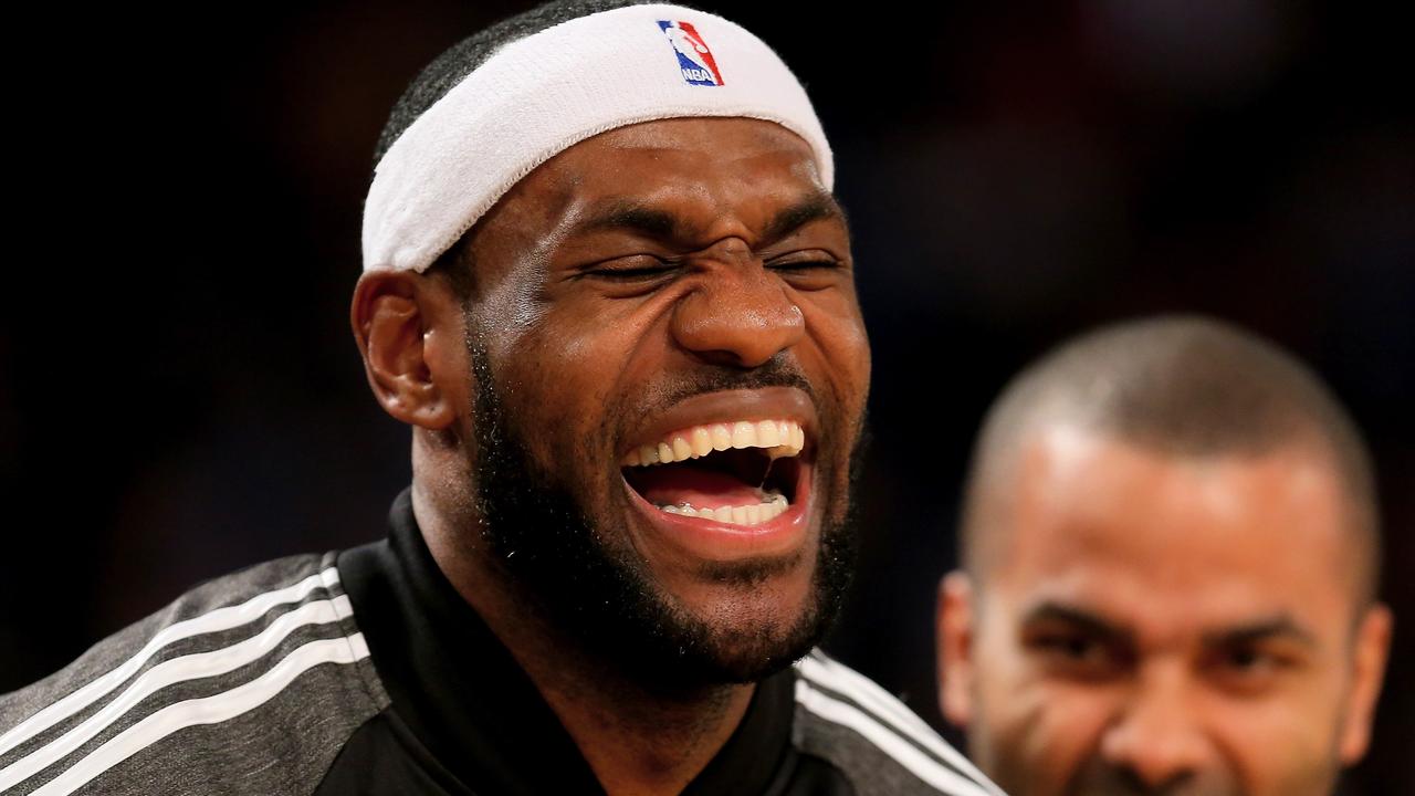 LeBron James saw the funny side to Washington's new name.
