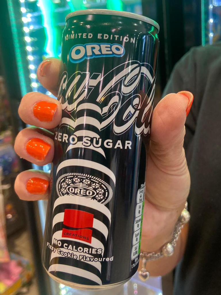 The brand has been trying to appeal to younger consumers with a variety of new flavours in recent months – including the limited-edition Oreo Coca-Cola Zero Sugar. Picture: Reddit