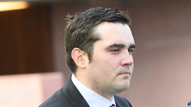 Trainer Alex Rae after his horse Shock 'Em Ova (NZ) won the Selangor Turf Club Handicap at Caulfield Racecourse on May 11, 2024 in Caulfield, Australia. (Photo by Brett Holburt/Racing Photos via Getty Images)