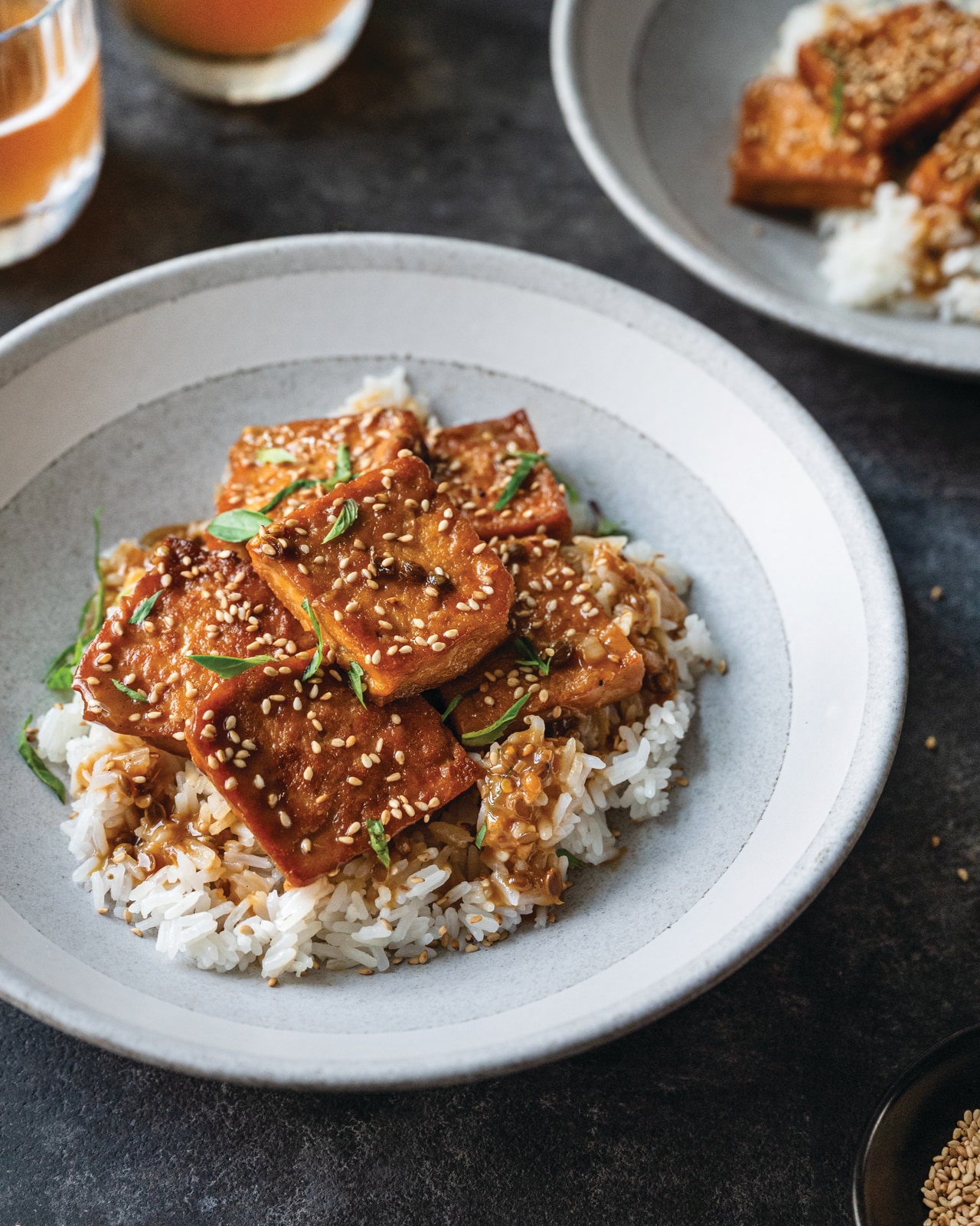 Sticky, golden and crispy tofu worthy of a Chinese restaurant