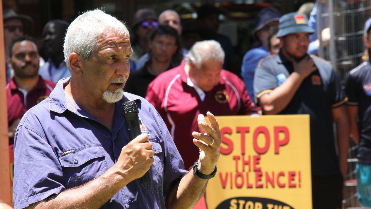 Central Australian Aboriginal Congress male cultural lead and Alice Springs Town Councillor Michael Liddle. . Picture: Gera Kazakov