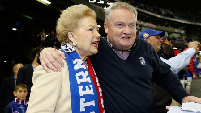 Alberti says she has no plans to meet with Bulldogs president Peter Gordon. Picture: AFL