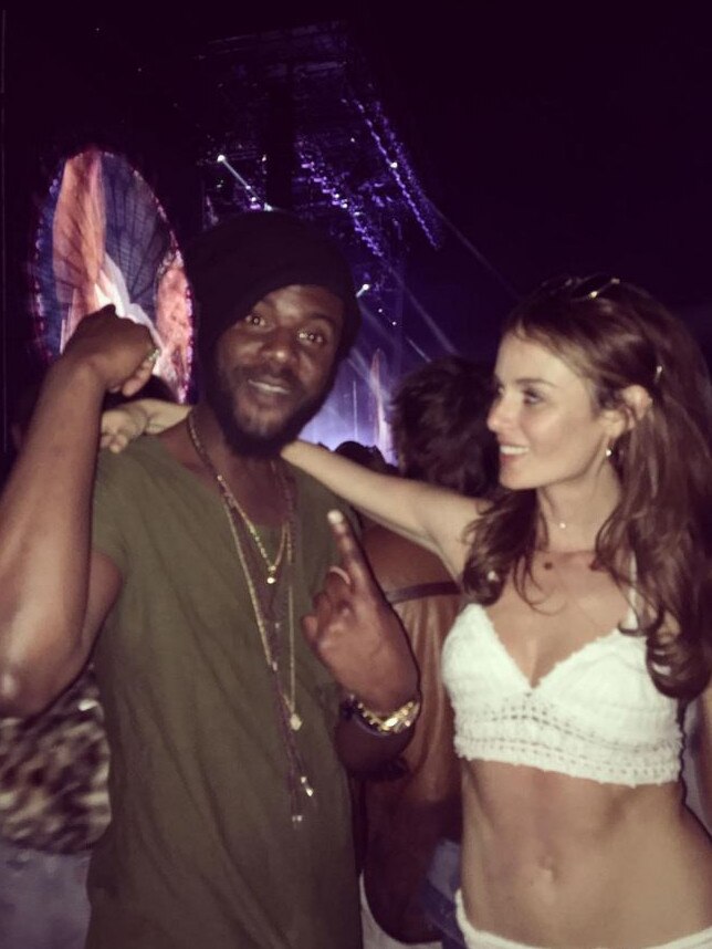 Coachella 2016 on social media... Gary Clark Jr and Nicole Trunfio. Picture: Instagram