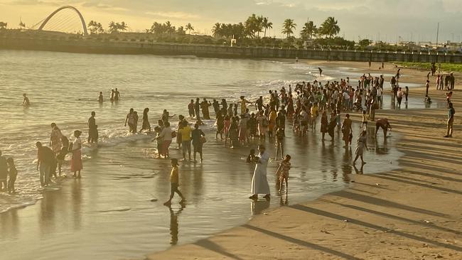 Sunset, Galle Face Beach, Colombo. Picture: Christine Middap