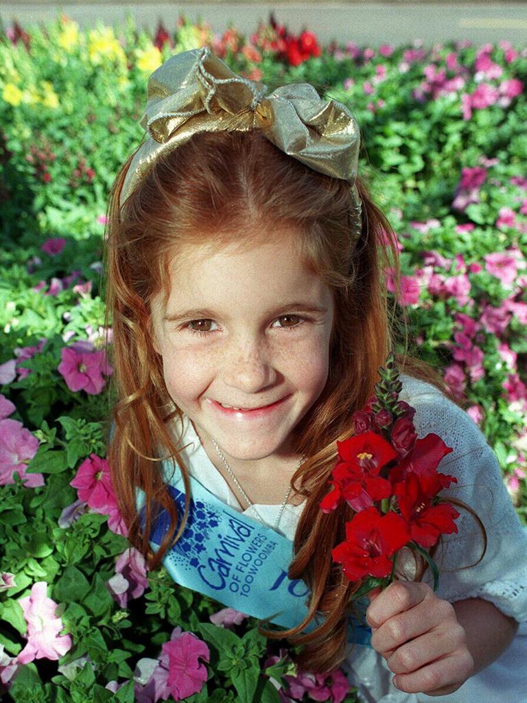 Yasmin Lindenberg, Toowoomba Carnival of Flowers junior entrant - 13 Sept 1998 socials children headshot