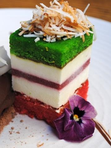 Steel Bar and Grill's Vivid lamington dessert.