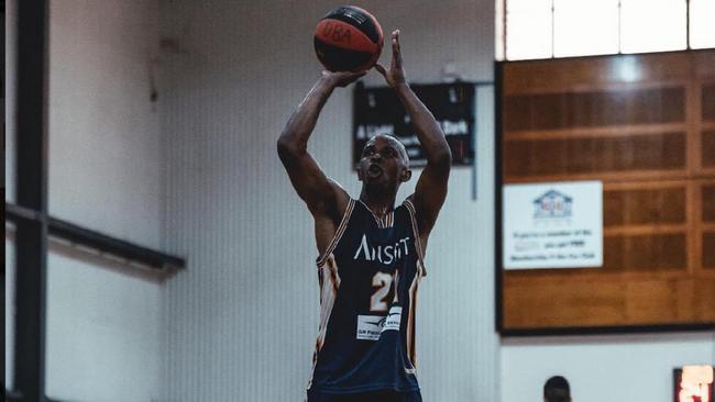 Quayshaun Hawkins (Ansett). Picture: Darwin Basketball Association