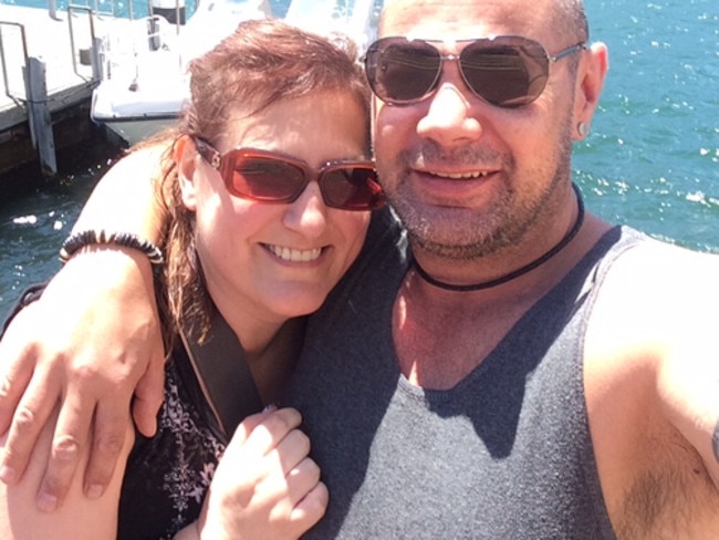 Kelly Hall and Billy Bayne at The Rocks on one of several visits she made.