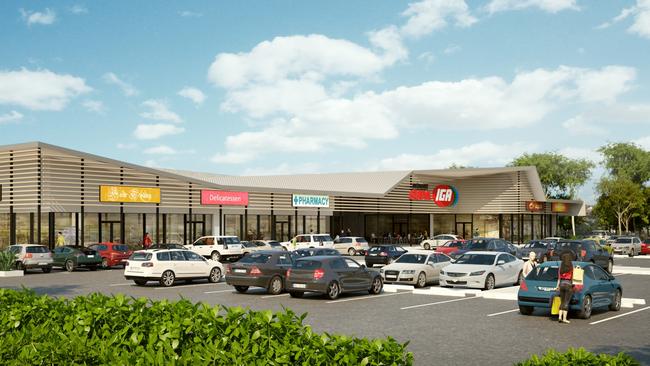 The 4500sq m shopping centre on the corner of Pumicestone Rd and Ardrossan Rd, Caboolture will open in the last quarter of next year.