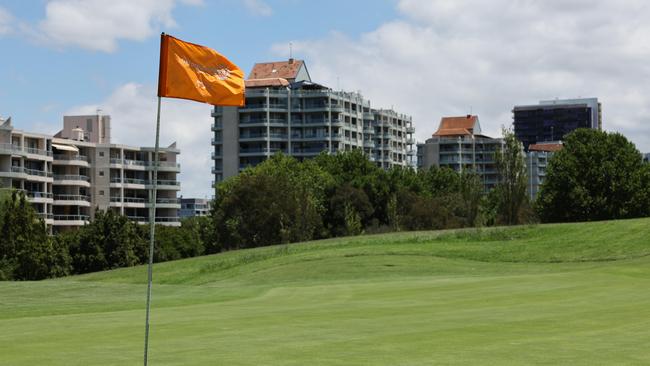 A hole at Moore Park Golf Course. Picture: Rohan Kelly