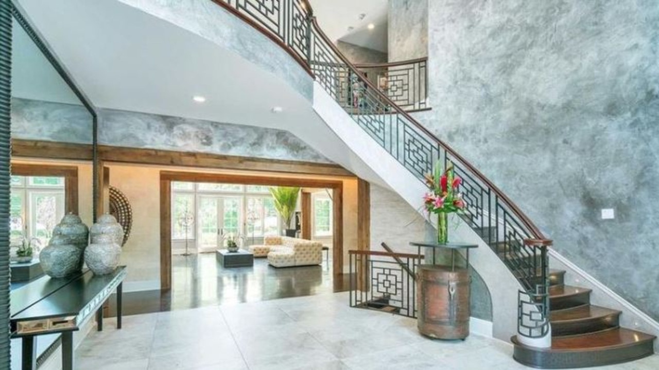 A brilliant atrium at the home, which is valued at almost $10 million. Source: realtor.com