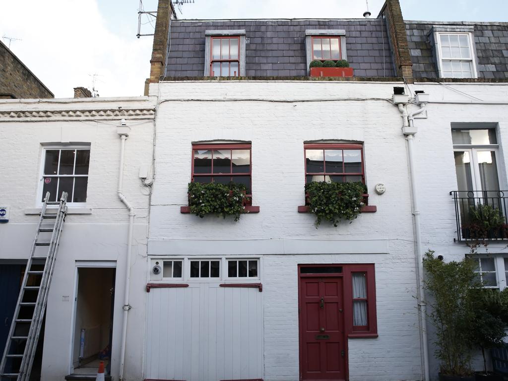 A general view of Jeffrey Epstein associate Ghislaine Maxwell's Belgravia property on November 18, 2019 in London, England. Picture: Hollie Adams/Getty Images.