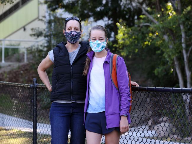 Lasharn Allt with her daughter Sharnel, 15. Picture: Tara Croser.