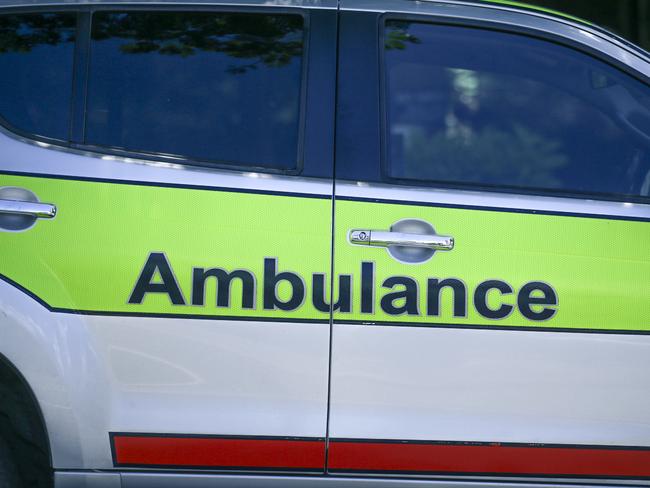 BRISBANE, AUSTRALIA - NewsWire Photos - JANUARY 17, 2025:  A generic photo of Queensland Ambulance Service signage , Brisbanes CBD.Picture: NewsWire / Glenn Campbell