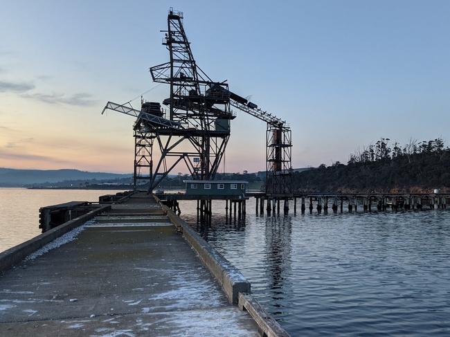 A proposal for an awe-inspiring luxury underwater restaurant and spa at Spring Bay Wharfhave been revealed by design firm Fender Katsalidis, set to transform the old Gunns woodchip loader and wharf at Triabunna.  Picture: supplied