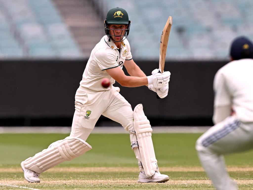 Nathan McSweeney is ready for the furnace of Test cricket. Picture: Getty Images