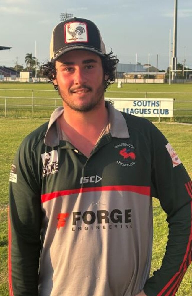 Marcus Sammut produced an exceptional knock for Walkerston Green in 3rd grade. Picture: Mitch Turner