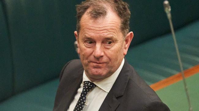 Tim Whetstone withdrew the comment, which he said was directed at the Labor Party. Picture: Matt Loxton