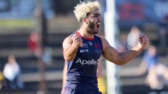 Tranfa in action for Norwood. Picture: Cory Sutton/SANFL