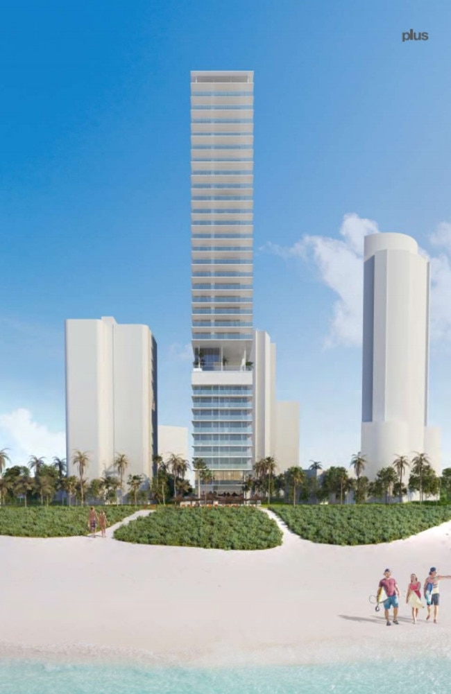 The revamped design which shows the proposed sky-garden.