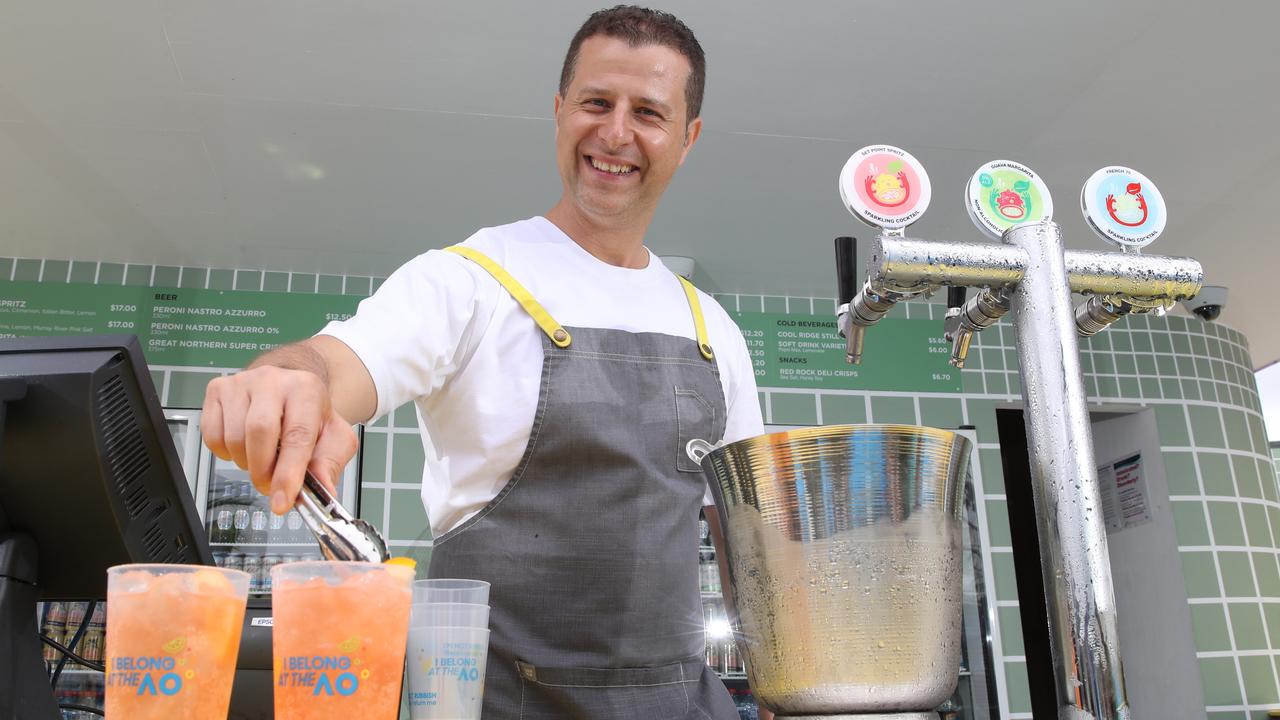 There will be plenty of refreshments for tennis fans. Picture: David Crosling