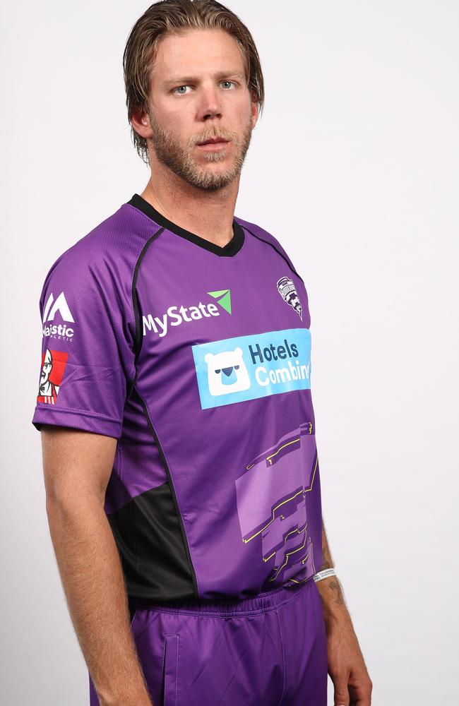 Jake Reed in Hobart BBL colours.