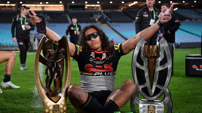 Grand final victory. Picture: NRL Photos/Gregg Porteous