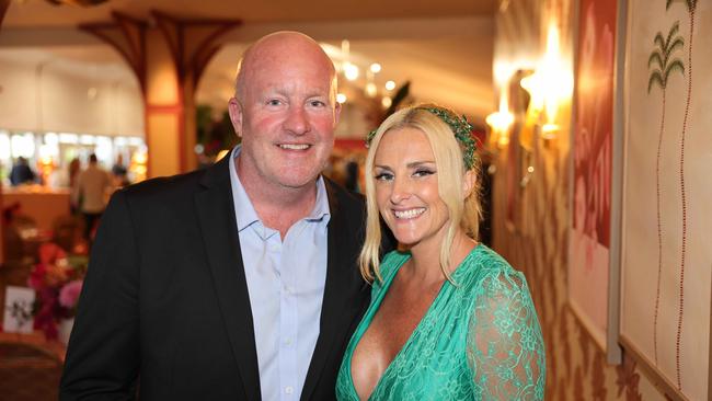 Nik Robinson and Mel Robinson at the Magic Millions Race Day 2025 at Gold Coast Turf Club for Gold Coast at Large. Picture, Portia Large.