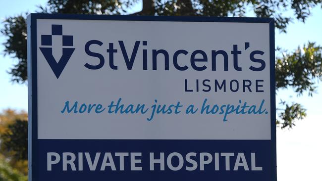 St Vincent's Private Hospital in Lismore.