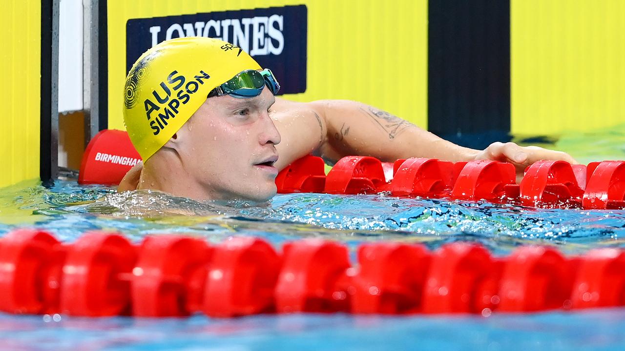 Cody Simpson, Kyle Chalmers 50m butterfly semifinal swimming results ...