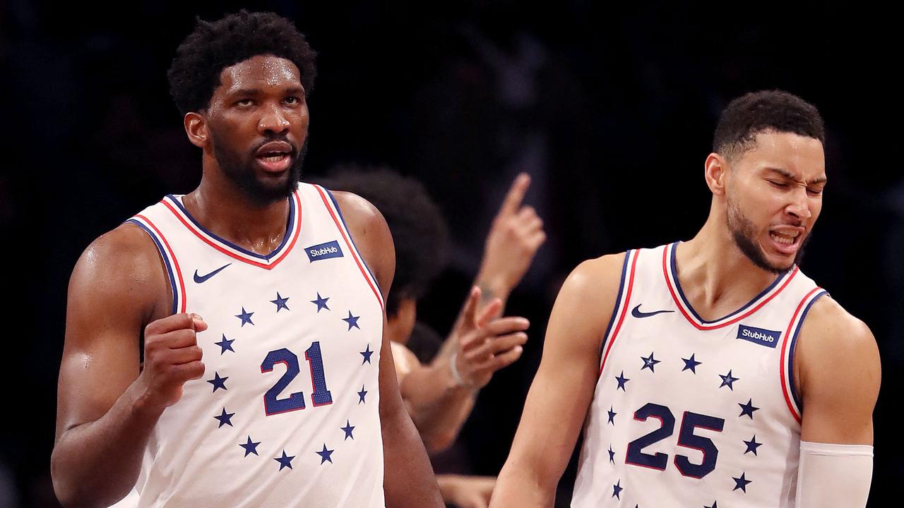 The Sixers are looking for someone to run the offence with Embiid and Simmons off. (Photo by ELSA / GETTY IMAGES NORTH AMERICA / AFP)