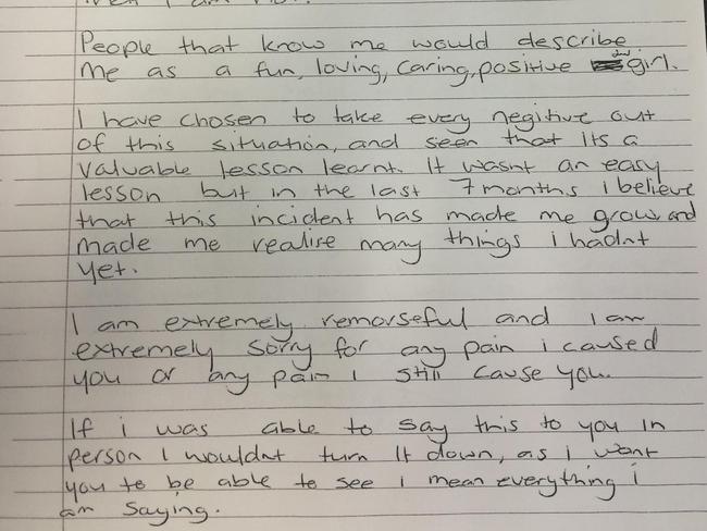 Bus attack girl Larna Watmough writes apology letter to pensioner Paul ...