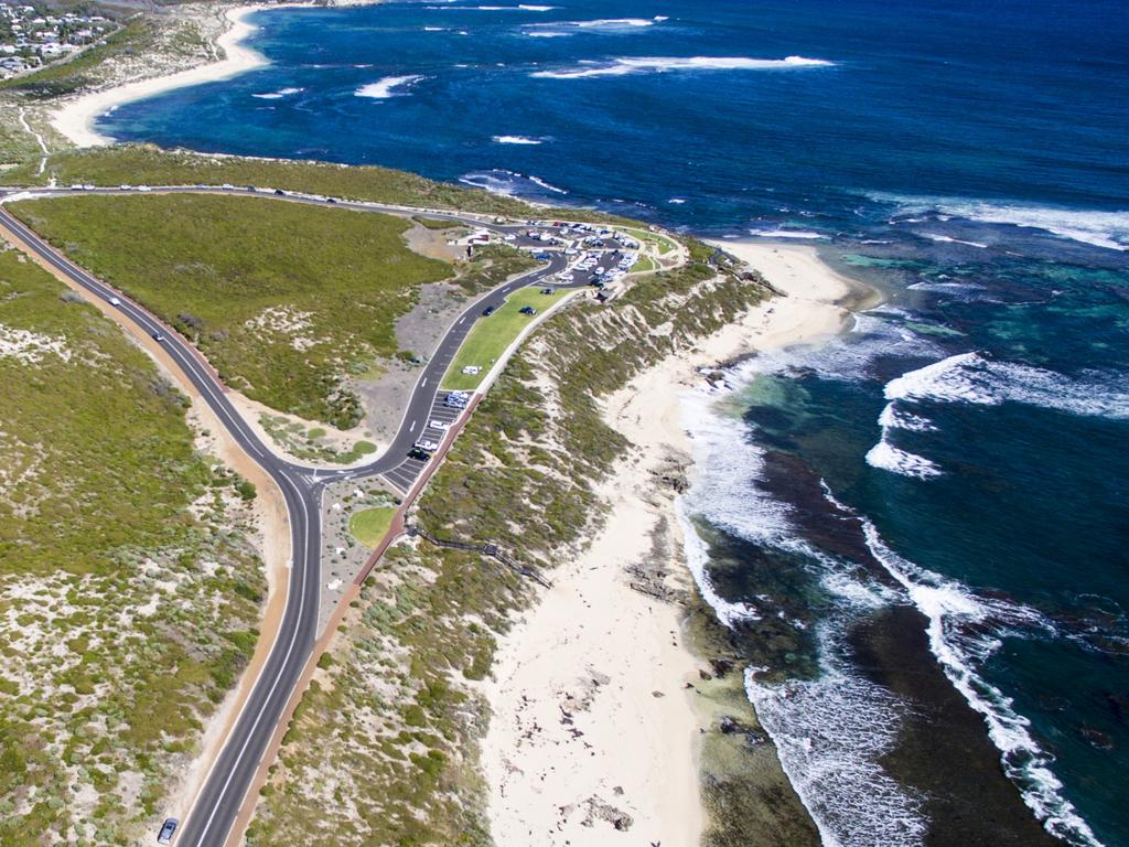 A huge search and rescue operation is underway at Surfer’s Point near Margaret River after a surfer went missing in rough conditions.