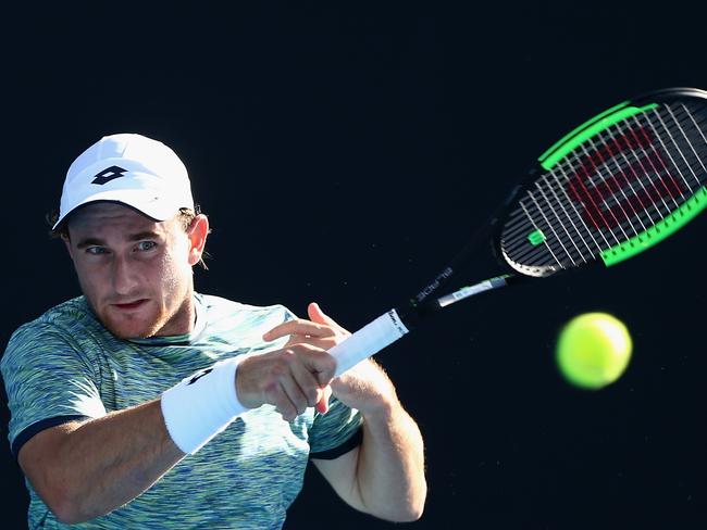 Brad Mousley has jumped 210 places in the world tennis rankings this year. Picture: Robert Prezioso/Getty Images