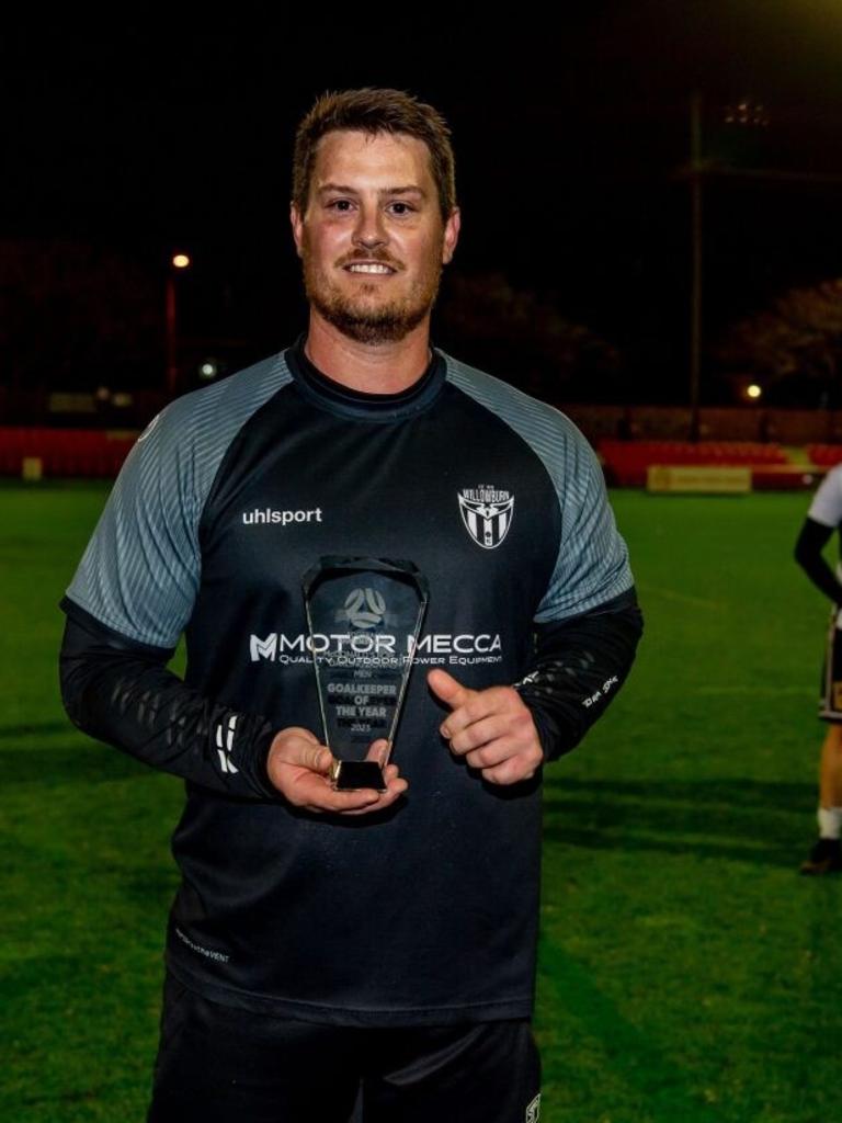 FQPL3 GK of the Year &amp; Player of the Year Matt Eilers.