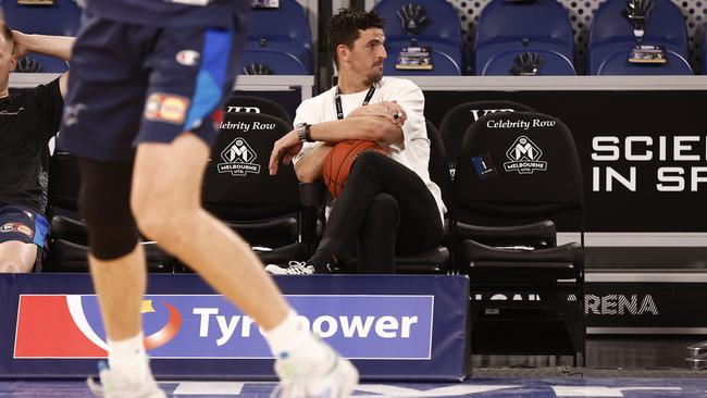 Scott Pendlebury, if you didn’t know, enjoys his basketball away from the football field. Picture: Getty Images