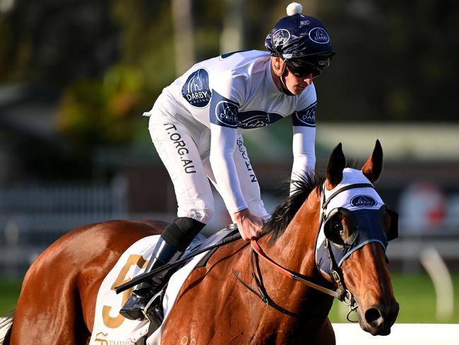 Jockey James McDonald. Picture: AAP/Dan Himbrechts